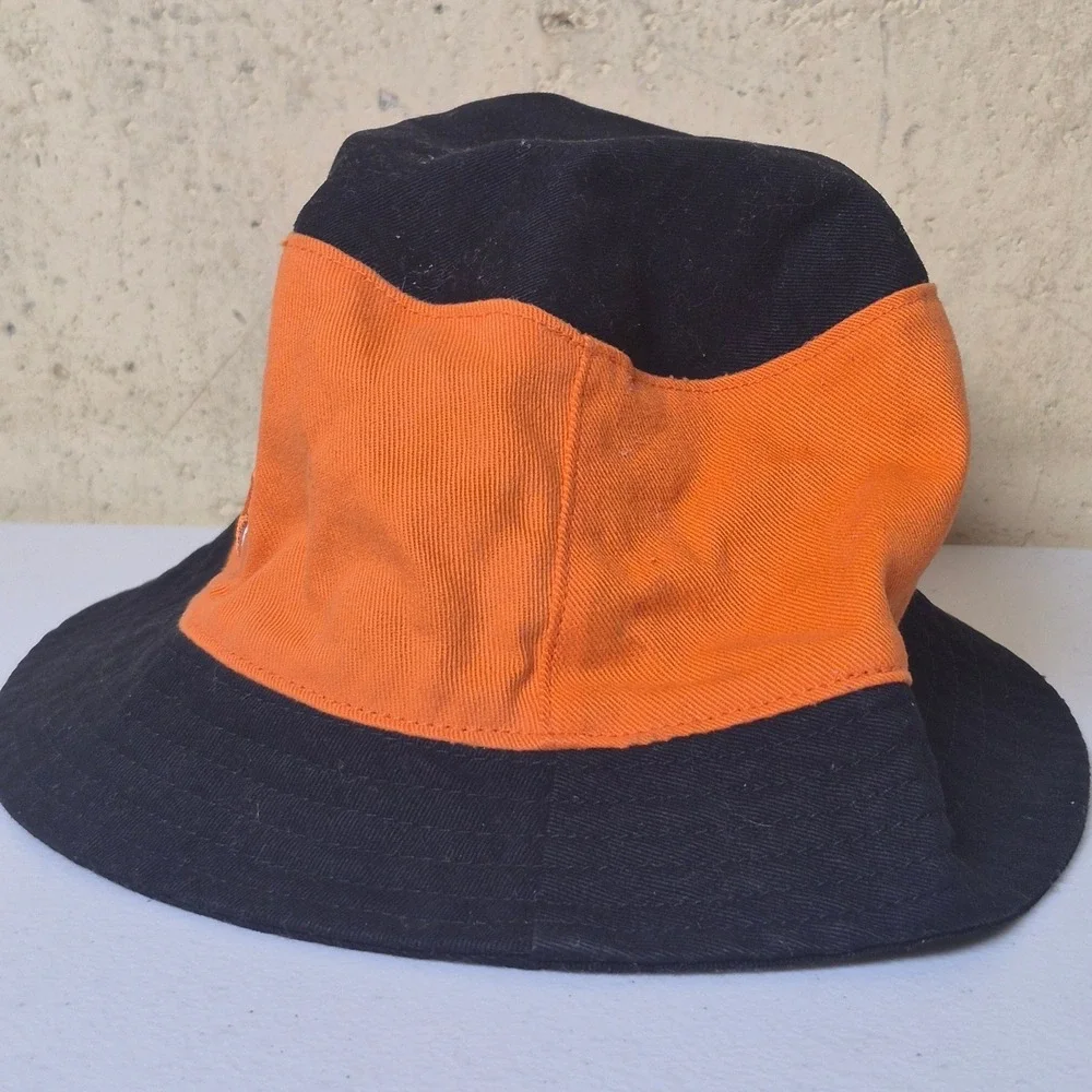 Harley-Davidson Bucket Hat Infant Baby Black Orange Embroidered Logo